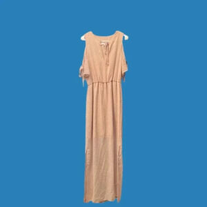 Charles Henry Long Sheer Dress